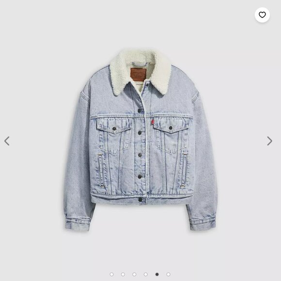 Levi's 90s Sherpa Trucker Jacket Size M - Picture 1 of 6